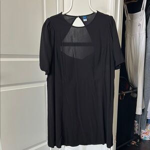 Keyhole Back Skater Dress